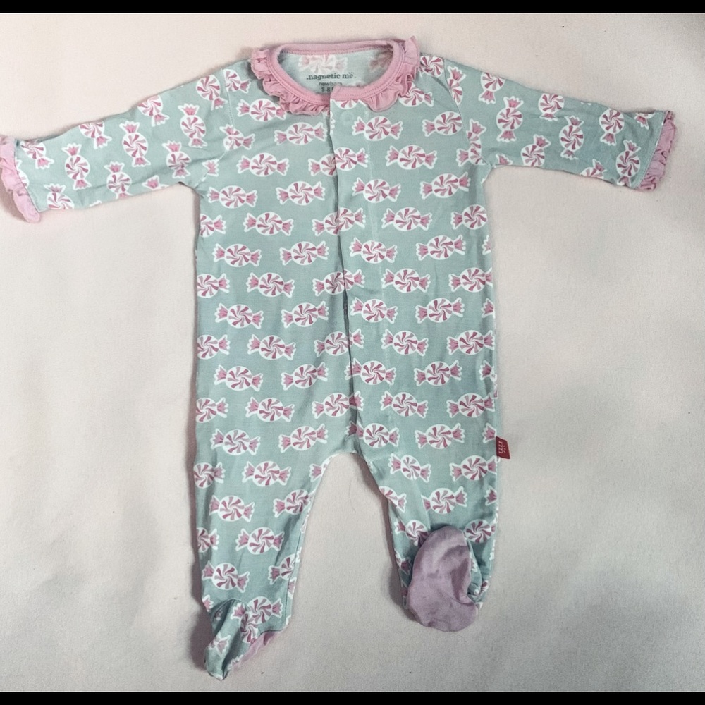 Magnetic Me footie sleeper newborn
